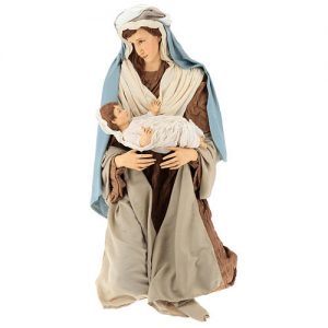 Presepe completo popolare 100x320x120 cm statue Moranduzzo 8 moduli -  Officine Monastiche