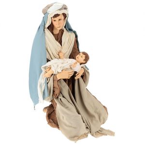 Presepe completo popolare 100x320x120 cm statue Moranduzzo 8 moduli -  Officine Monastiche