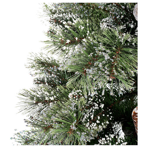 Albero di Natale 180 cm verde pigne Glittery Bristle - Officine Monastiche