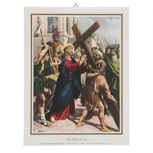 Stampa Via Crucis serie completa XV stazioni 10x15 cm - 13800500 